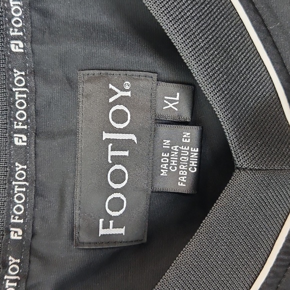 FootJoy FJ black Golf windbreaker jacket Saratoga National Golf Club XL - Picture 4 of 10